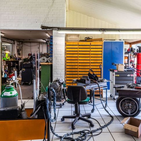 Motorrad-Werkstatt in Warmsen